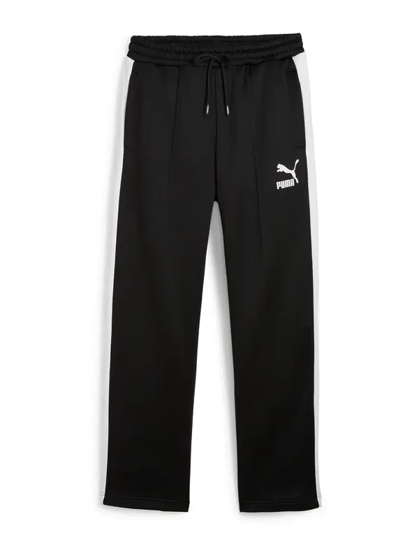 PUMA PUMA Sportske hlače 'T7 ICONIC'  crna / prljavo bijela