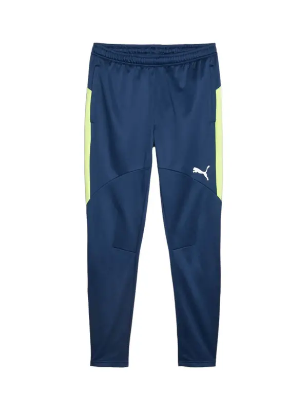 PUMA PUMA Sportske hlače  tamno plava / neonsko zelena