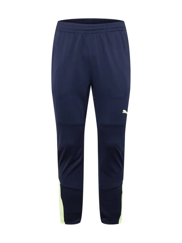 PUMA PUMA Sportske hlače  tamno plava / neonsko žuta