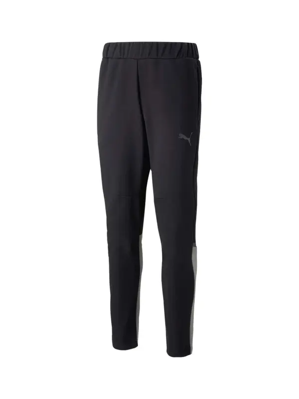 PUMA PUMA Sportske hlače 'Team Cup'  siva melange / crna