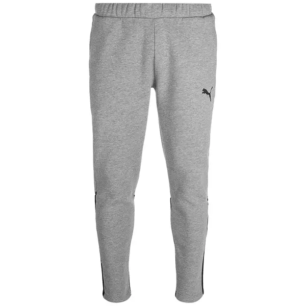 PUMA PUMA Sportske hlače 'Team Cup'  siva melange / crna