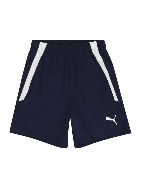PUMA PUMA Sportske hlače 'Team Liga'  mornarsko plava / bijela