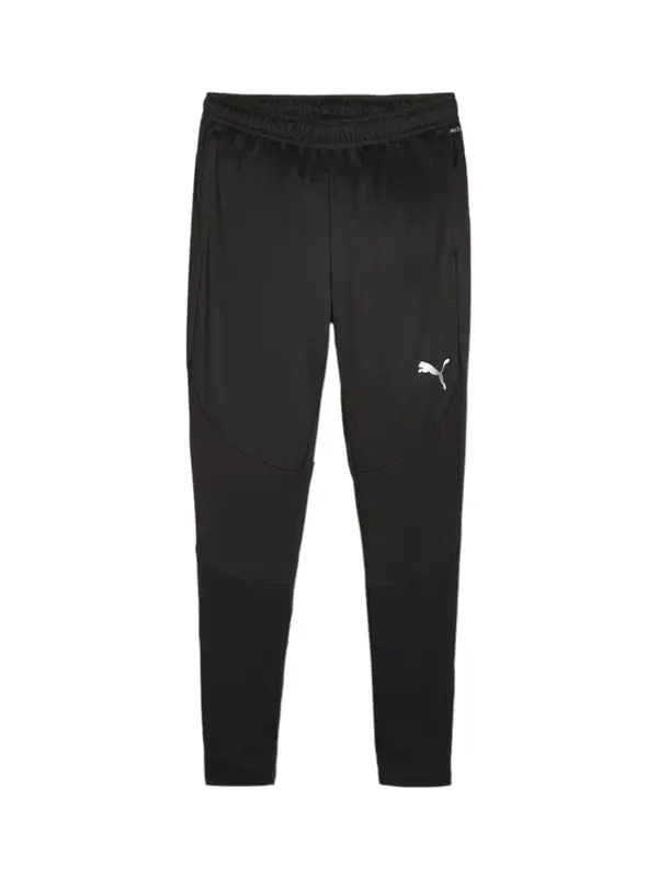 PUMA PUMA Sportske hlače 'teamFINAL'  crna / srebro