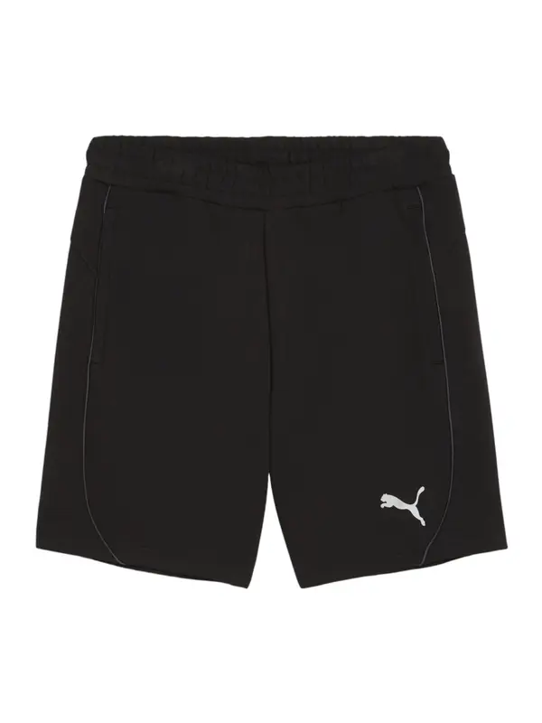 PUMA PUMA Sportske hlače 'TeamFinal'  svijetlosiva / crna