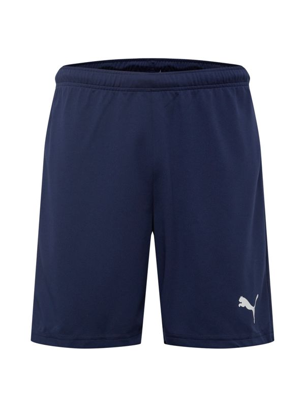 PUMA PUMA Sportske hlače 'TeamRise'  mornarsko plava / bijela