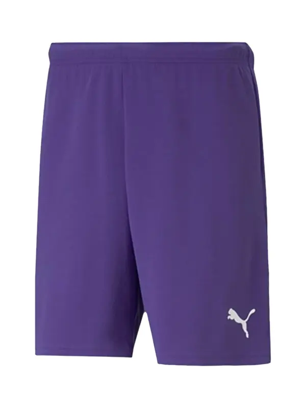 PUMA PUMA Sportske hlače 'TeamRise'  tamno ljubičasta / bijela