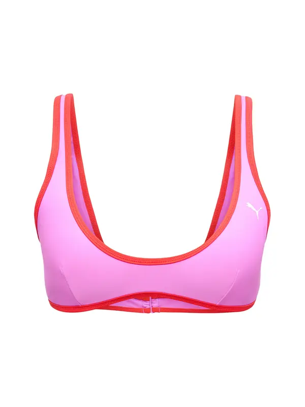PUMA PUMA Sportski bikini gornji dio  malina / svijetloroza / bijela