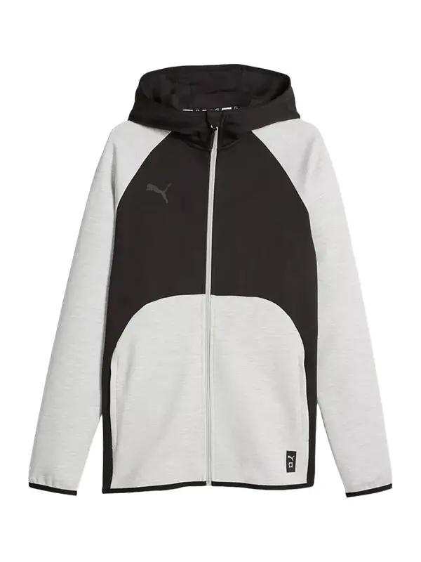 PUMA PUMA Sportski gornji dio trenirke 'Hoops Team Dime'  svijetlosiva / crna