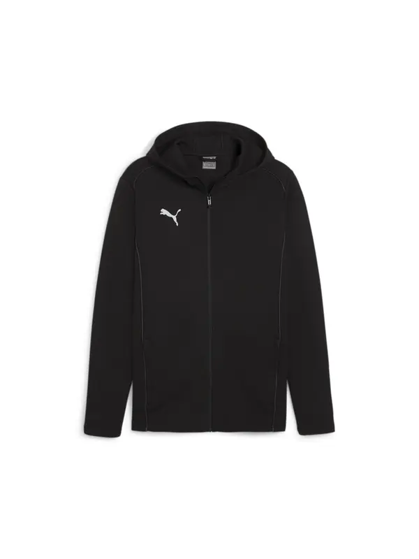 PUMA PUMA Sportski gornji dio trenirke 'Team Final'  crna / bijela