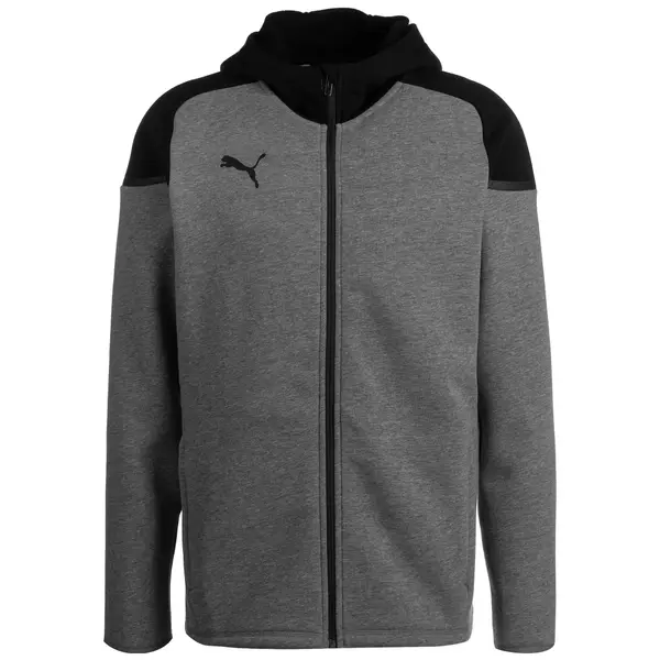 PUMA PUMA Sportski gornji dio trenirke 'TeamCUP '  siva melange / crna