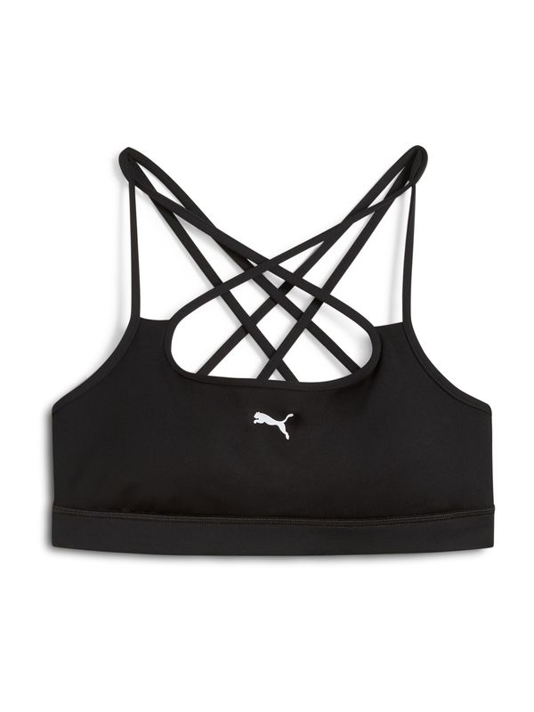 PUMA PUMA Sportski grudnjak  crna / bijela