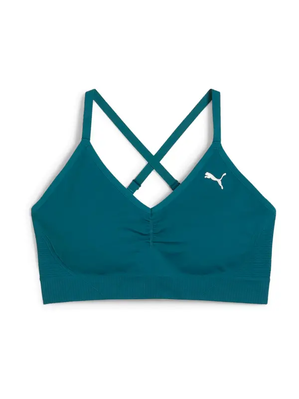PUMA PUMA Sportski grudnjak 'MOVE SHAPELUXE'  petrol / bijela