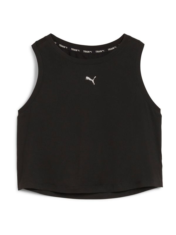 PUMA PUMA Sportski top 'CLOUDSPUN'  crna / bijela