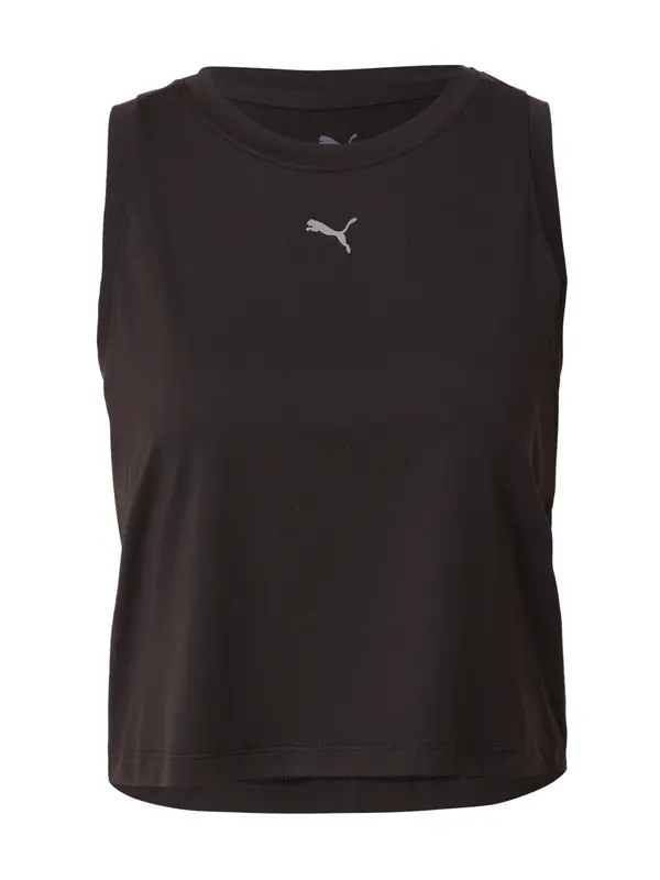 PUMA PUMA Sportski top 'Cloudspun'  svijetlosiva / crna