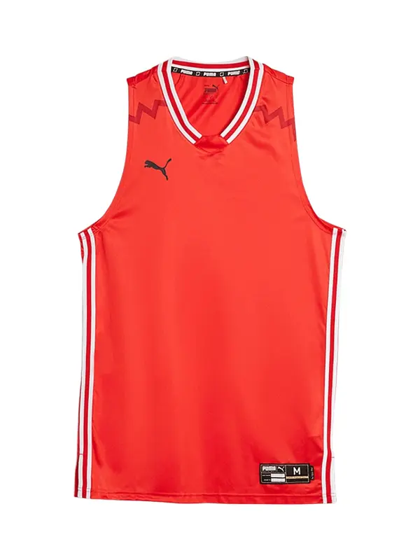 PUMA PUMA Sportski top  crvena / crna / bijela