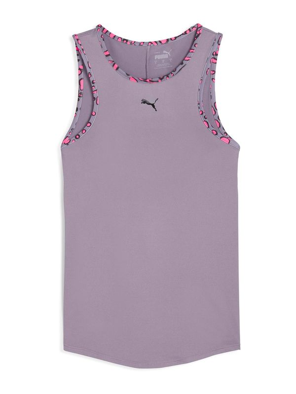 PUMA PUMA Sportski top 'HYPERNATURAL'  lila / neonsko roza / crna