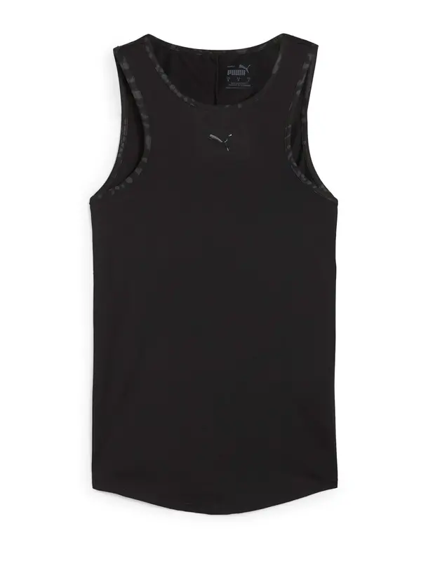 PUMA PUMA Sportski top 'HYPERNATURAL'  tamo siva / crna