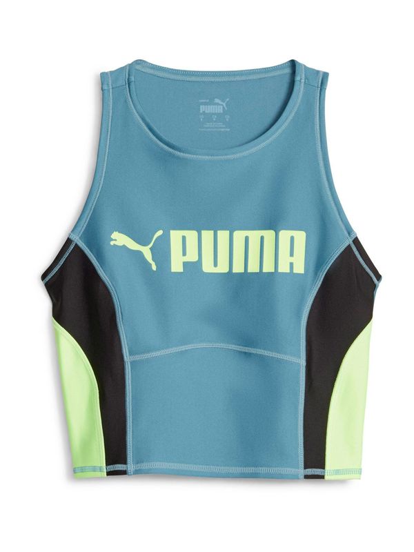 PUMA PUMA Sportski top  plava / limeta / crna