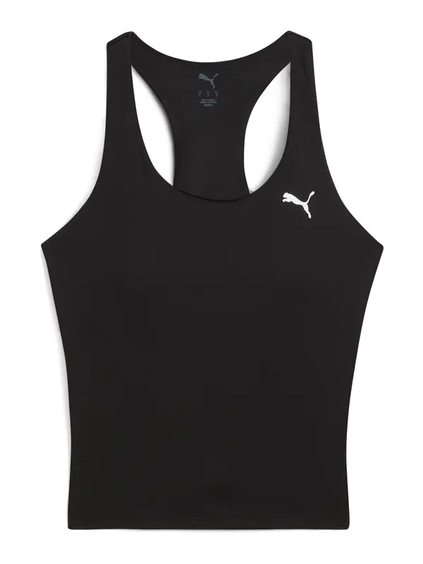 PUMA PUMA Sportski top 'Tad Essential'  crna / bijela