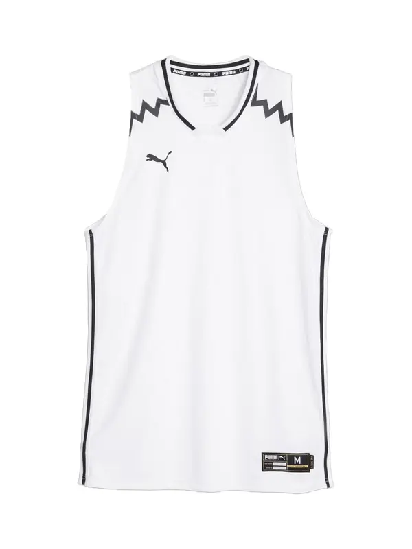 PUMA PUMA Sportski top 'Team Game'  crna / bijela