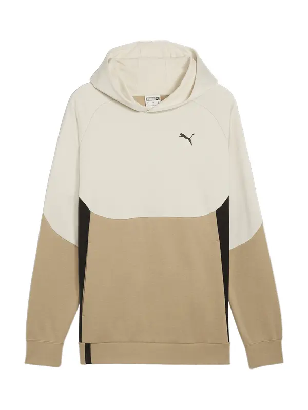 PUMA PUMA Sweater majica  boja devine dlake (camel) / pijesak / crna