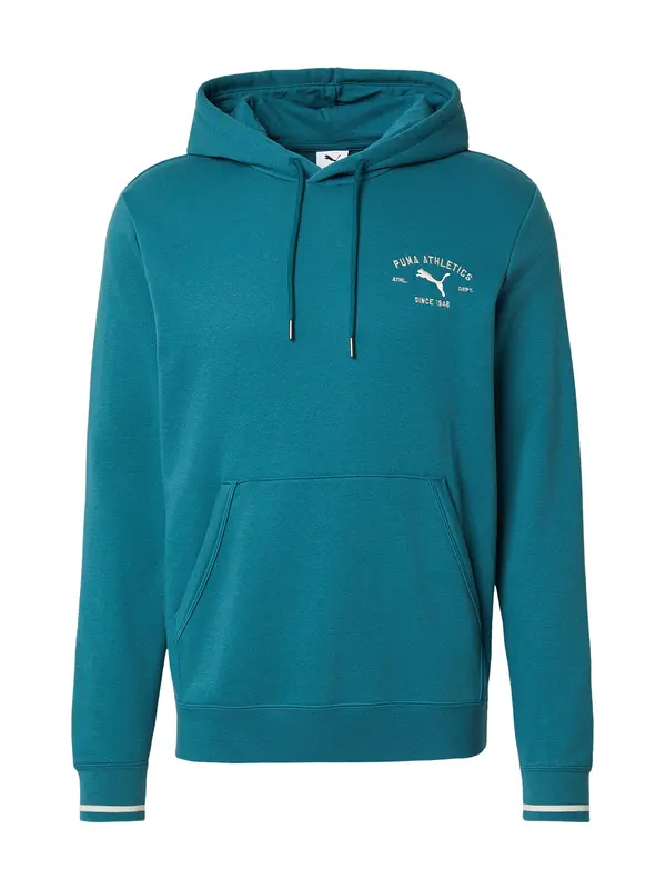 PUMA PUMA Sweater majica 'CLASS'  petrol / bijela