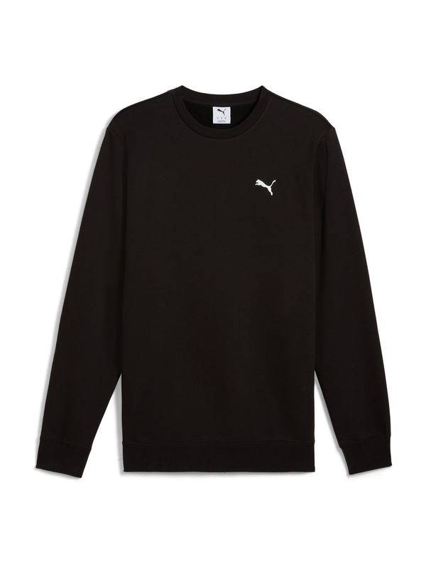 PUMA PUMA Sweater majica 'ESS'  crna / bijela
