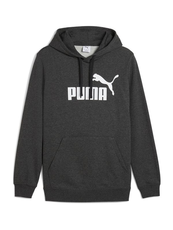 PUMA PUMA Sweater majica 'ESS No. 1'  antracit siva / bijela