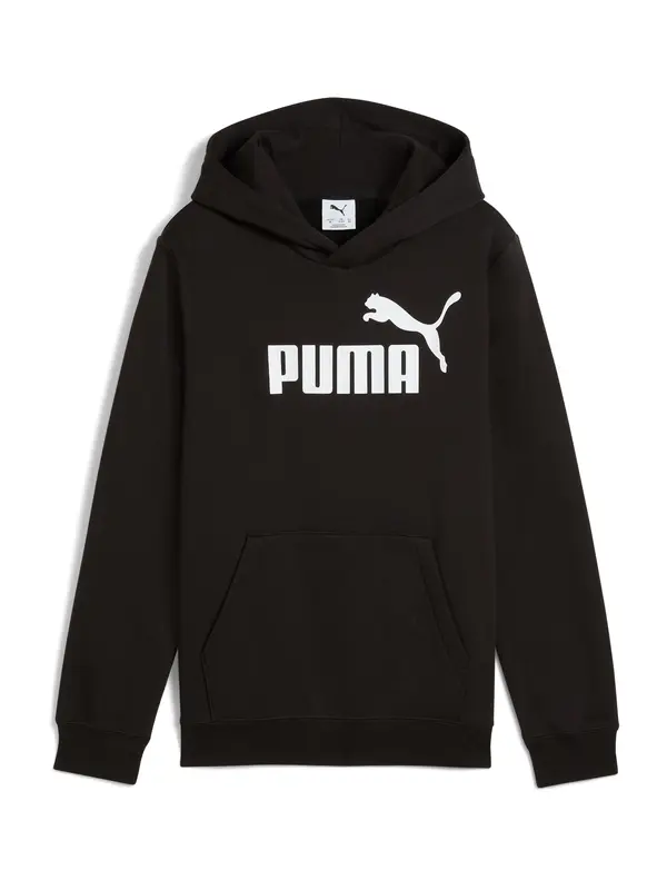 PUMA PUMA Sweater majica 'ESS No. 1'  crna / bijela