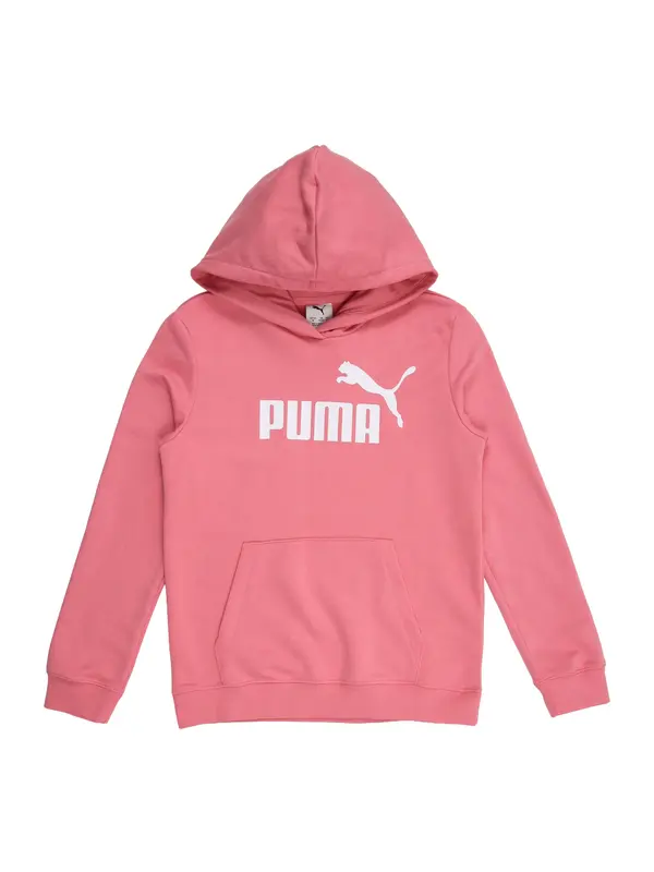 PUMA PUMA Sweater majica 'ESS No. 1'  roza / bijela