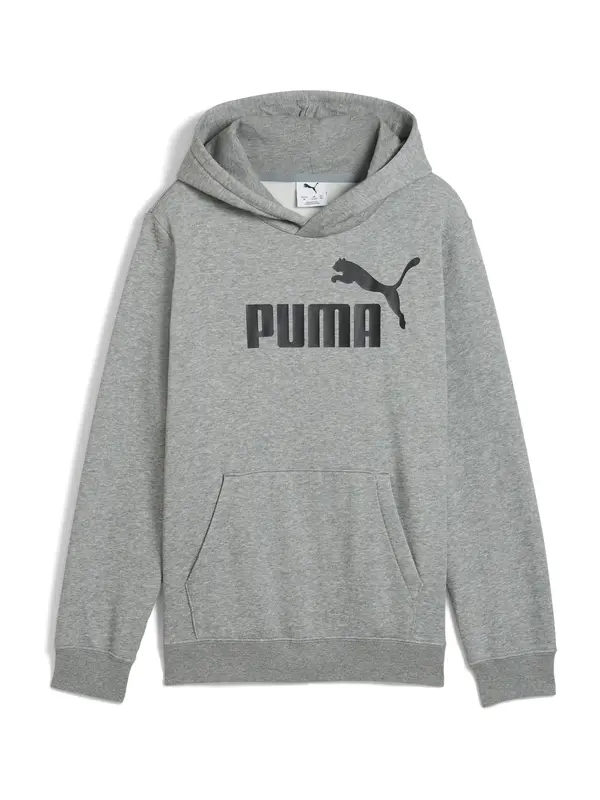 PUMA PUMA Sweater majica 'Ess No. 1'  siva / crna