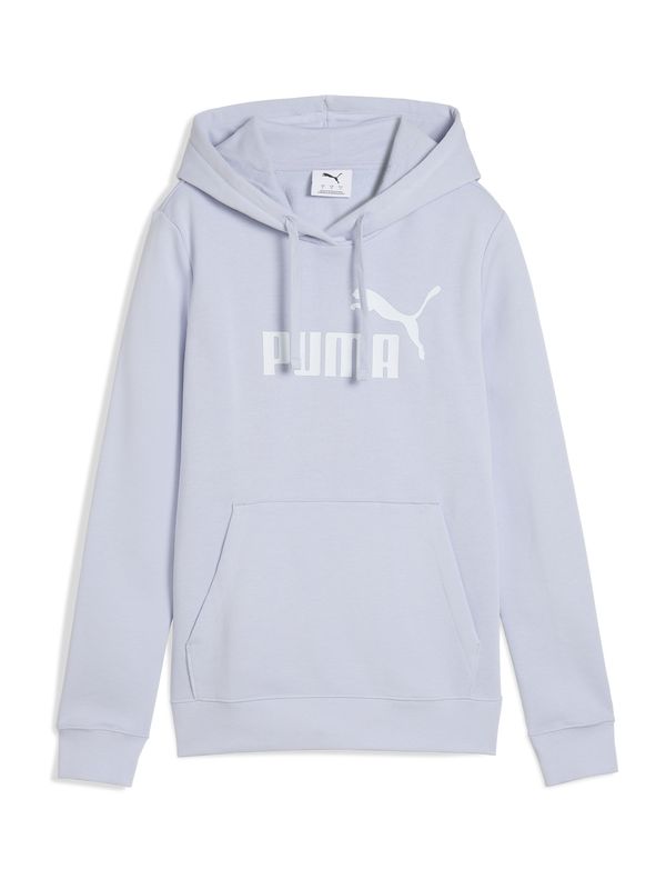 PUMA PUMA Sweater majica 'ESS No. 1'  sivkasto plava / bijela