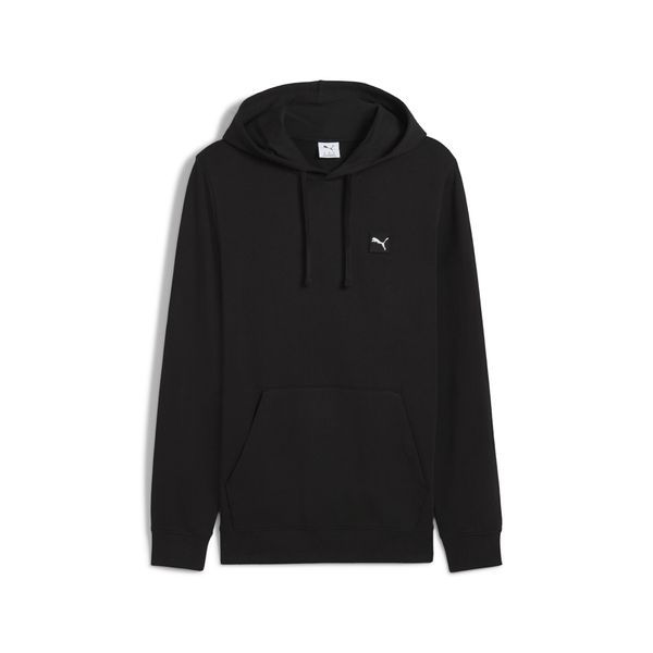 PUMA PUMA Sweater majica 'Essentials Elevated'  crna / bijela