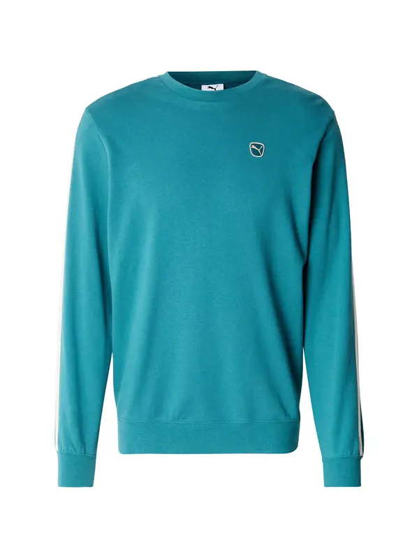 PUMA PUMA Sweater majica 'Essentials Elevated'  ecru/prljavo bijela / petrol