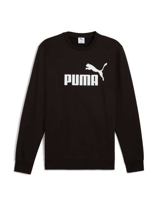 PUMA PUMA Sweater majica 'Essentials No. 1'  crna / bijela