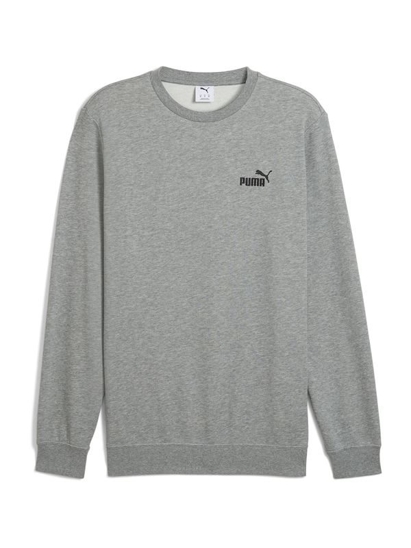 PUMA PUMA Sweater majica 'Essentials No. 1'  siva / crna