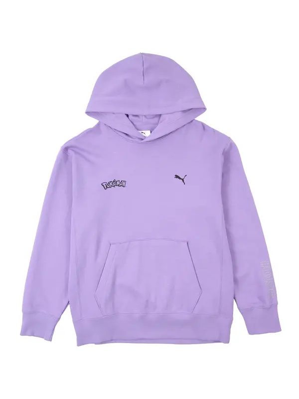 PUMA PUMA Sweater majica 'PUMA X POKEMON'  svijetlosiva / lavanda / prljavo bijela