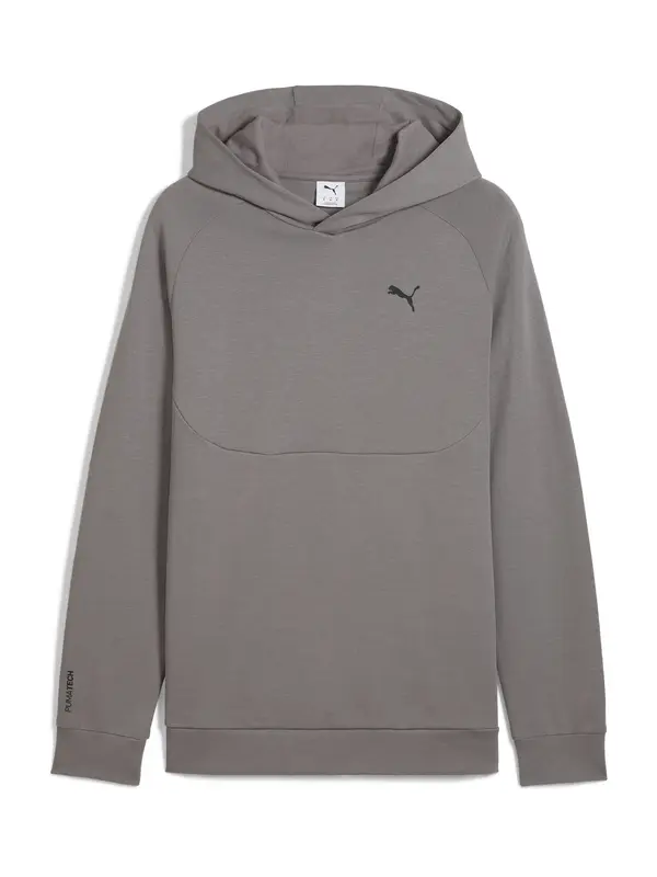 PUMA PUMA Sweater majica 'PUMATECH'  tamo siva