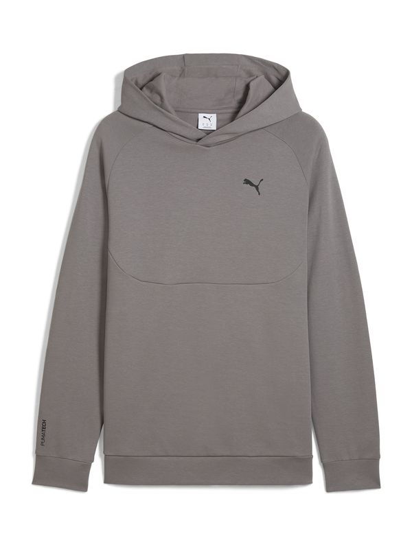 PUMA PUMA Sweater majica 'PUMATECH'  tamo siva