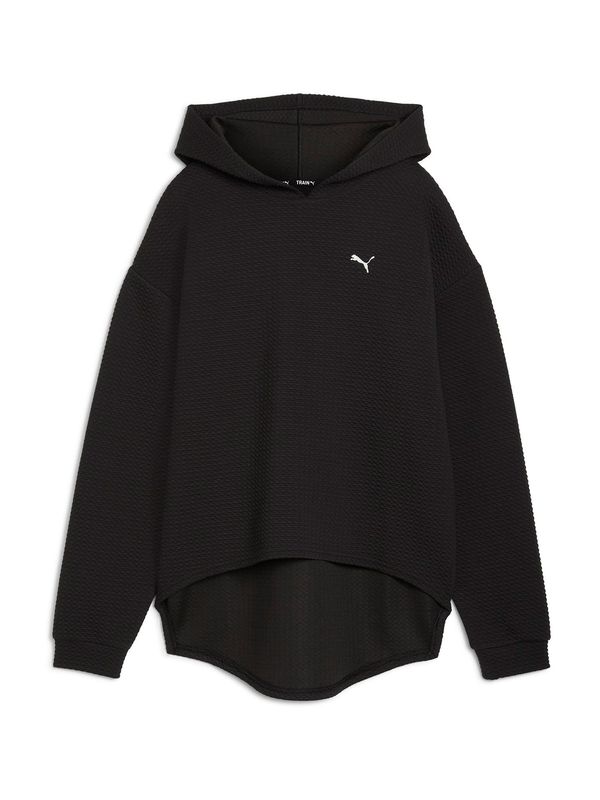 PUMA PUMA Sweater majica 'Q4 Studio'  crna / bijela