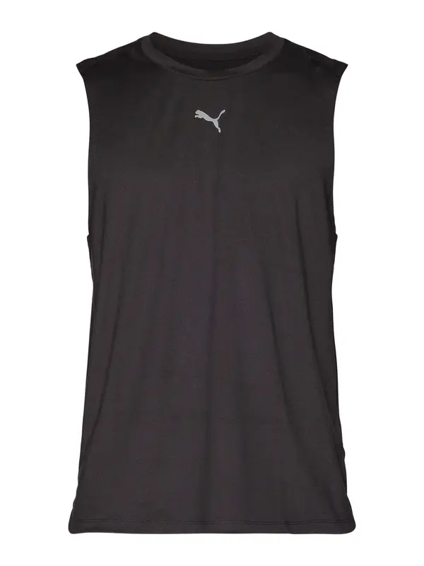 PUMA PUMA Tehnička sportska majica 'Cloudspun'  siva / crna