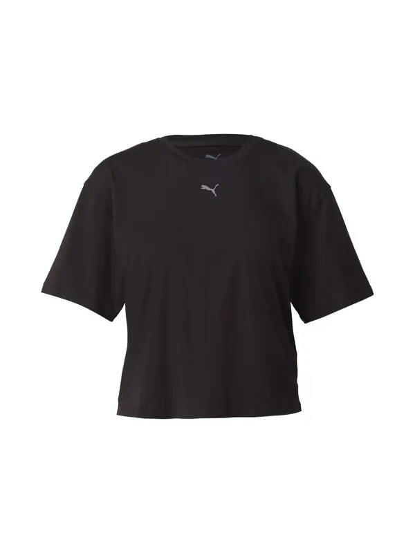 PUMA PUMA Tehnička sportska majica 'Cloudspun'  tamo siva / crna