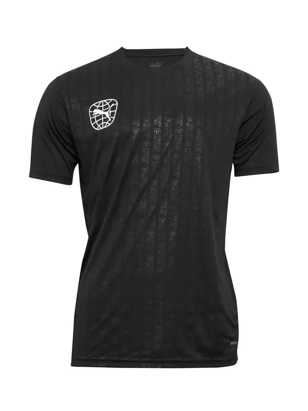 PUMA PUMA Tehnička sportska majica  crna / bijela