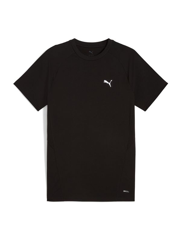 PUMA PUMA Tehnička sportska majica  crna / bijela