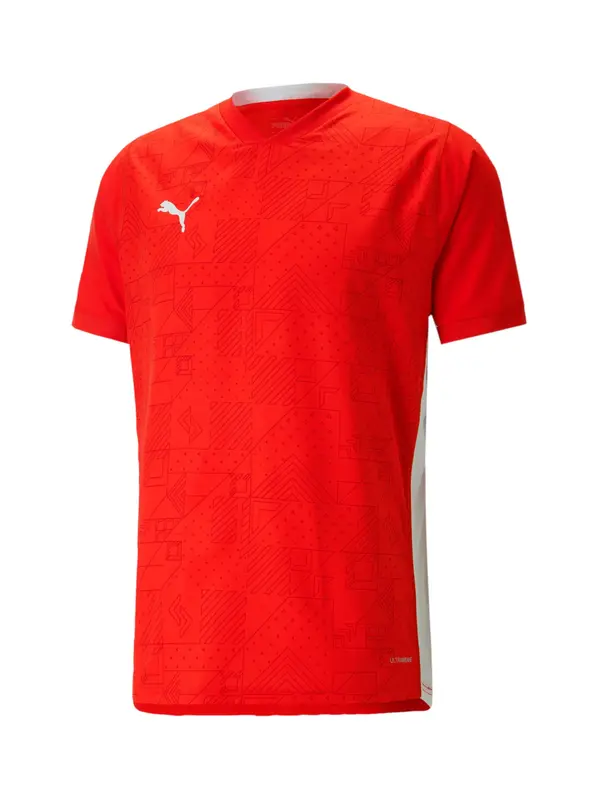 PUMA PUMA Tehnička sportska majica  crvena / tamno crvena / bijela