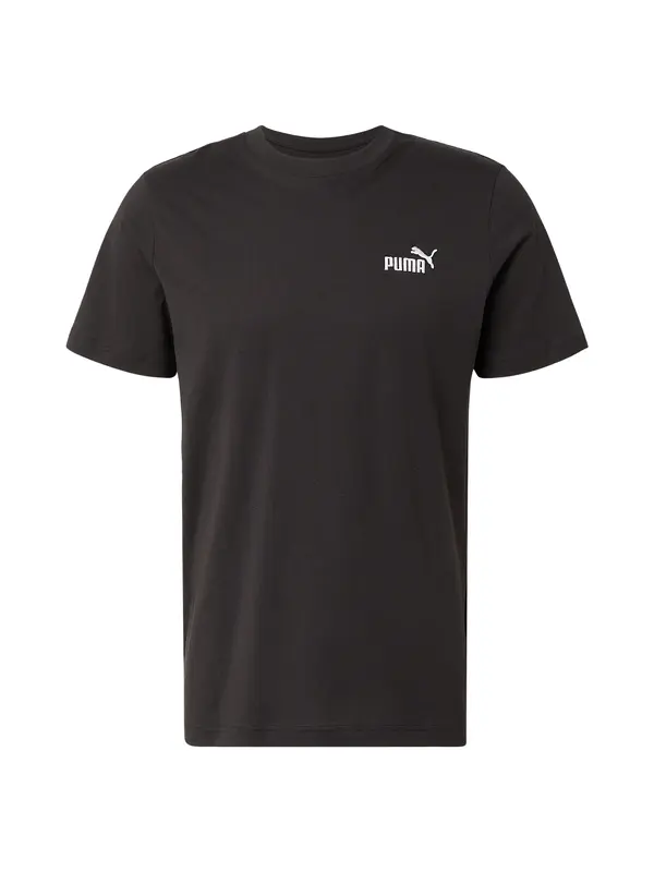 PUMA PUMA Tehnička sportska majica 'ESS 2 No. 1'  crna / bijela