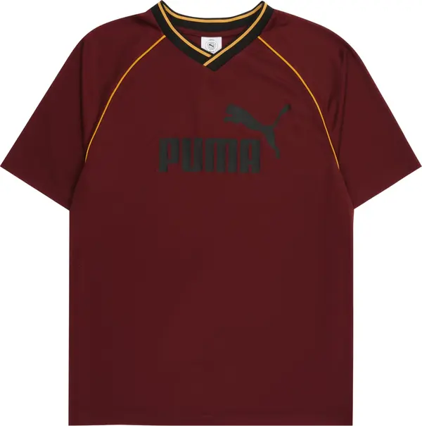 PUMA PUMA Tehnička sportska majica 'Ess'  narančasta / boja vina / crna