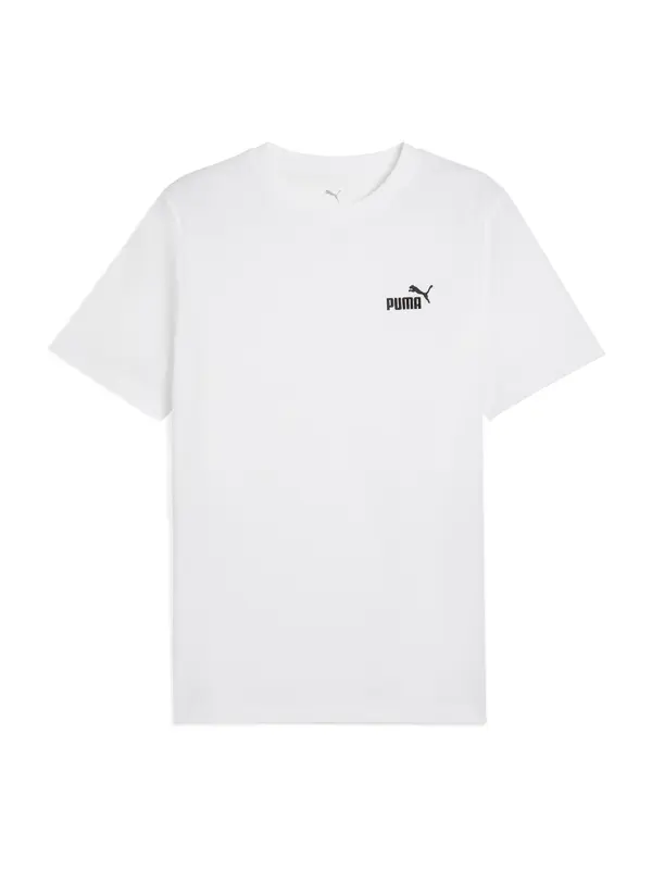 PUMA PUMA Tehnička sportska majica 'ESS No. 1'  crna / bijela