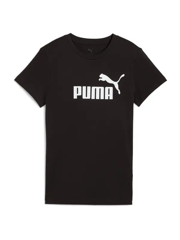 PUMA PUMA Tehnička sportska majica 'ESS No. 1'  crna / bijela