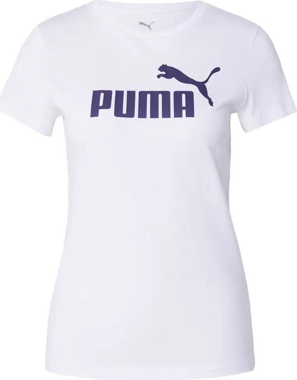 PUMA PUMA Tehnička sportska majica 'ESS No. 1'  ljubičasta / bijela